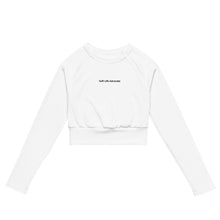Load image into Gallery viewer, Soft Life Advocate Eco-Friendly Long Sleeve Crop Top
