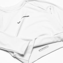 Load image into Gallery viewer, Soft Life Advocate Eco-Friendly Long Sleeve Crop Top
